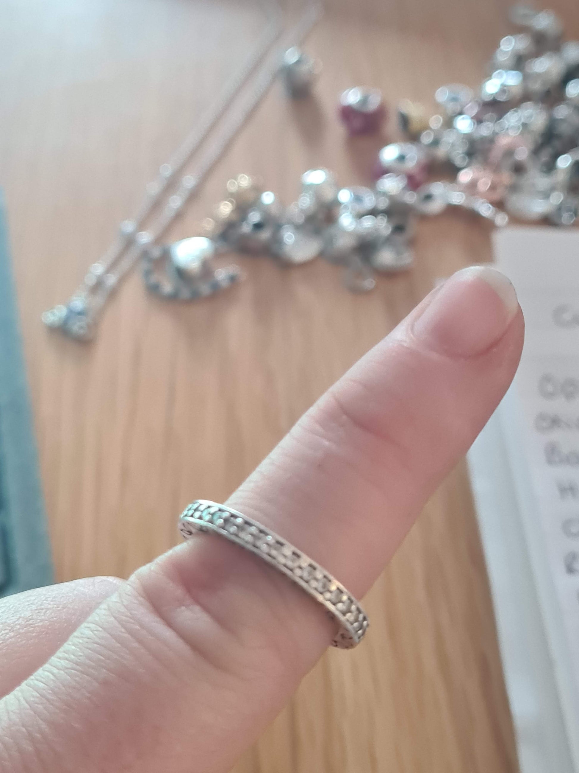 Sparkling Row Eternity Ring, Size 60 | Pandora Rings